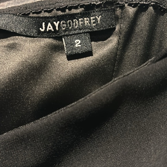Jay Godfrey Downie dress size 2 like new black - Picture 4 of 4